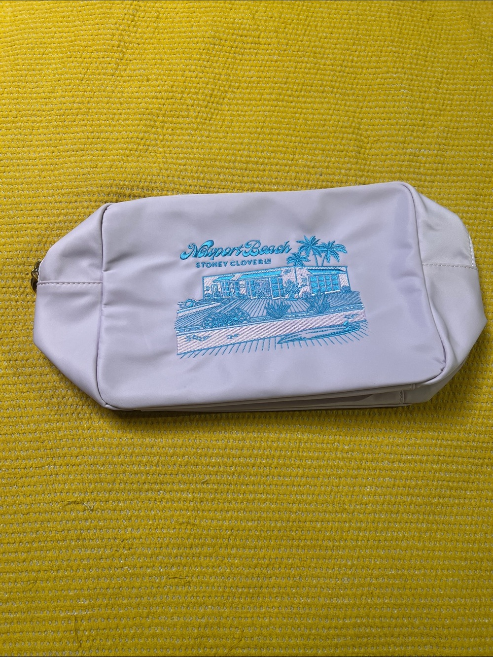 Newport Beach Stoney Clover Lane Embroidered Large Pouch - Picture 9 of 11